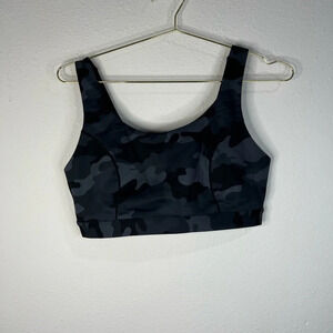 Champion Black and Grey Camouflage Sports Bra Moderate Support Plus Size 1X